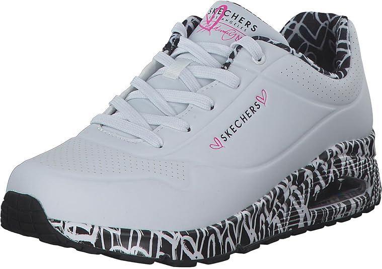 Amazon | Skechers レディース スニーカー, ホワイトブラック